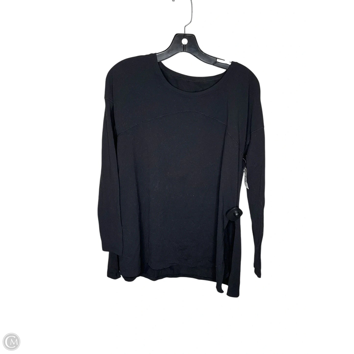 Top Long Sleeve By Lululemon In Black, Size: M