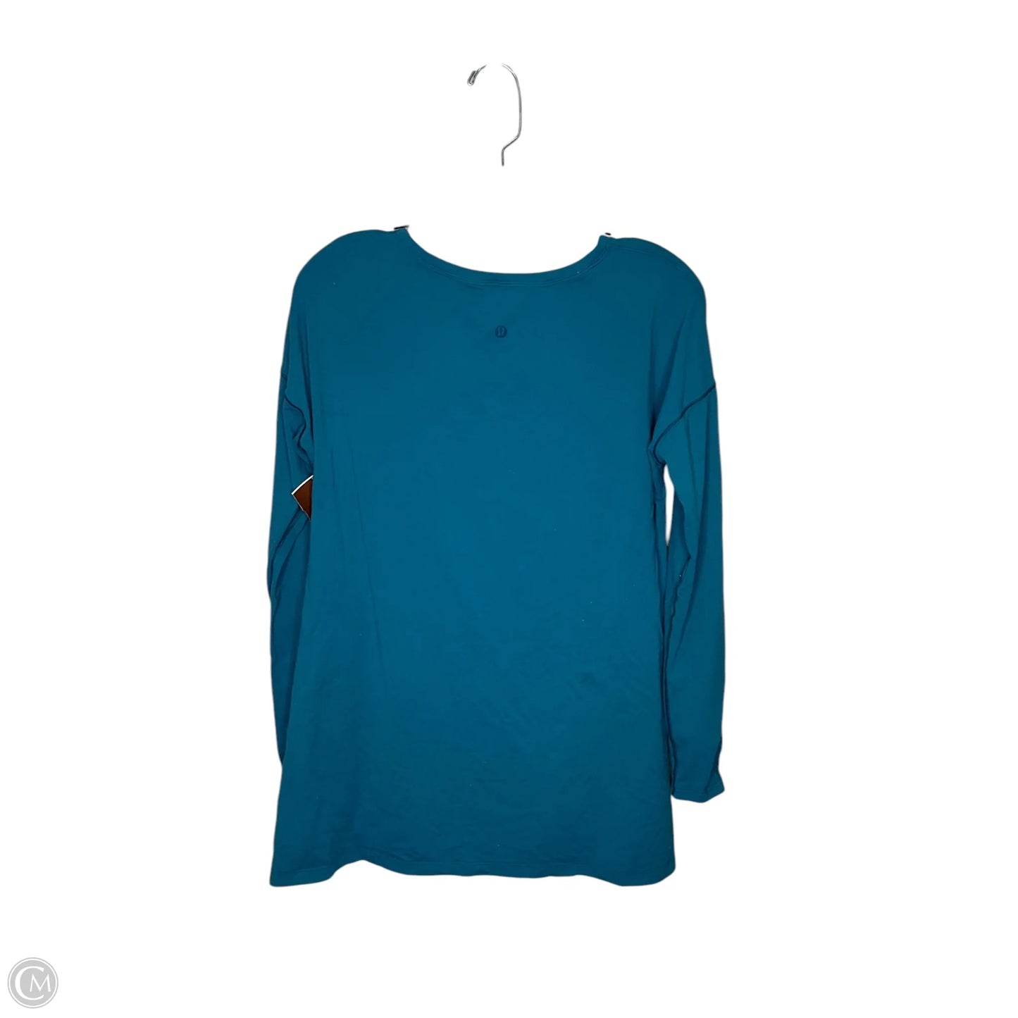 Top Long Sleeve By Lululemon In Teal, Size: M