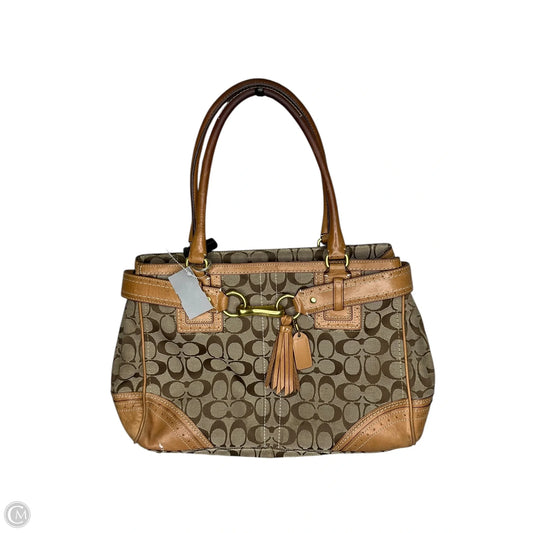 Handbag Designer By Coach, Size: Medium