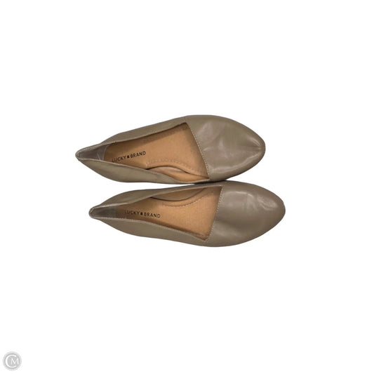 Shoes Flats By Lucky Brand In Tan, Size: 8