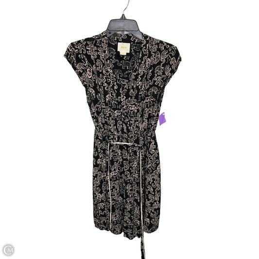 Dress Casual Maxi By Maeve In Black & Cream, Size: S
