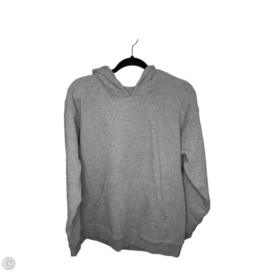 Athletic Sweatshirt Hoodie By Lululemon In Grey, Size: 10