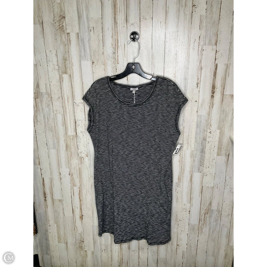 Dress Casual Midi By Talbots In Black & White, Size: L