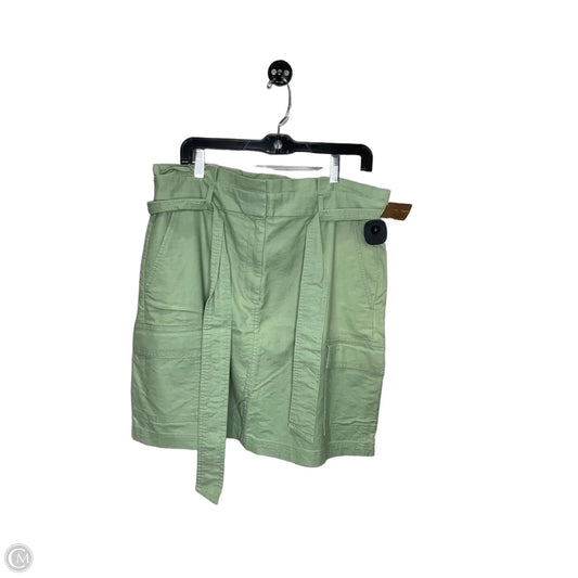 Skirt Midi By Loft In Green, Size: 14