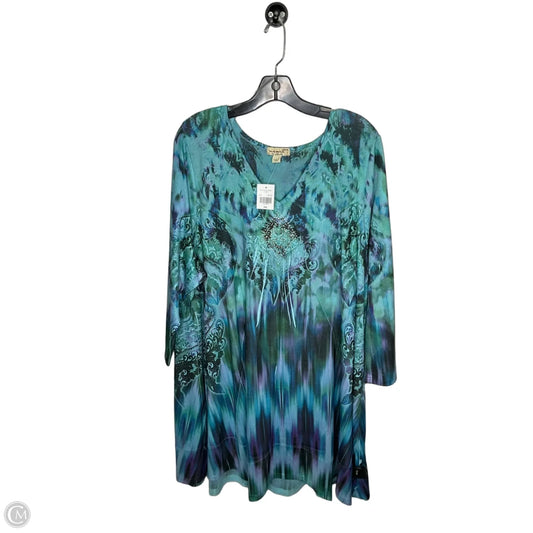 Dress Casual Midi By One World In Multi-colored, Size: Xxl