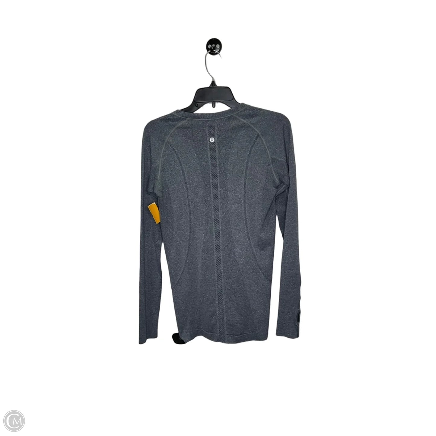 Top Long Sleeve By Lululemon In Grey, Size: 8