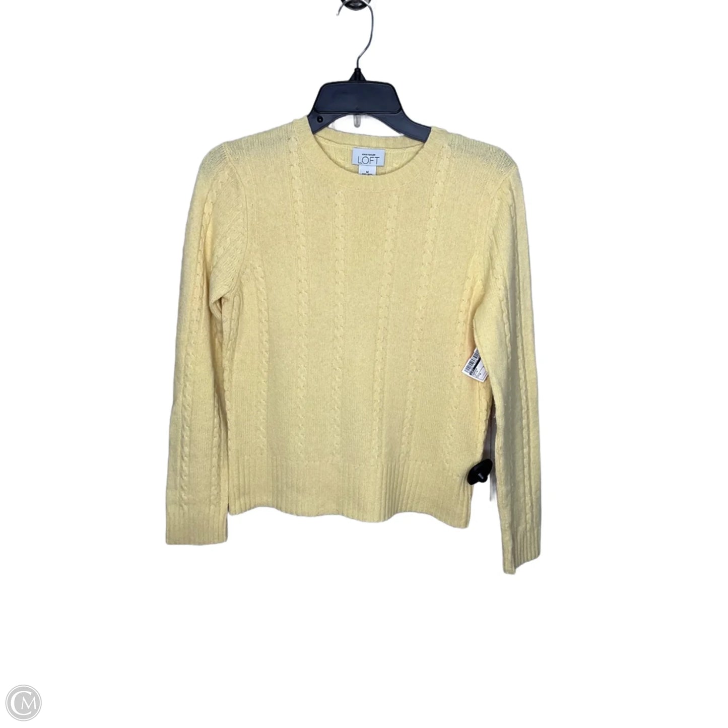 Sweater By Loft In Yellow, Size: M