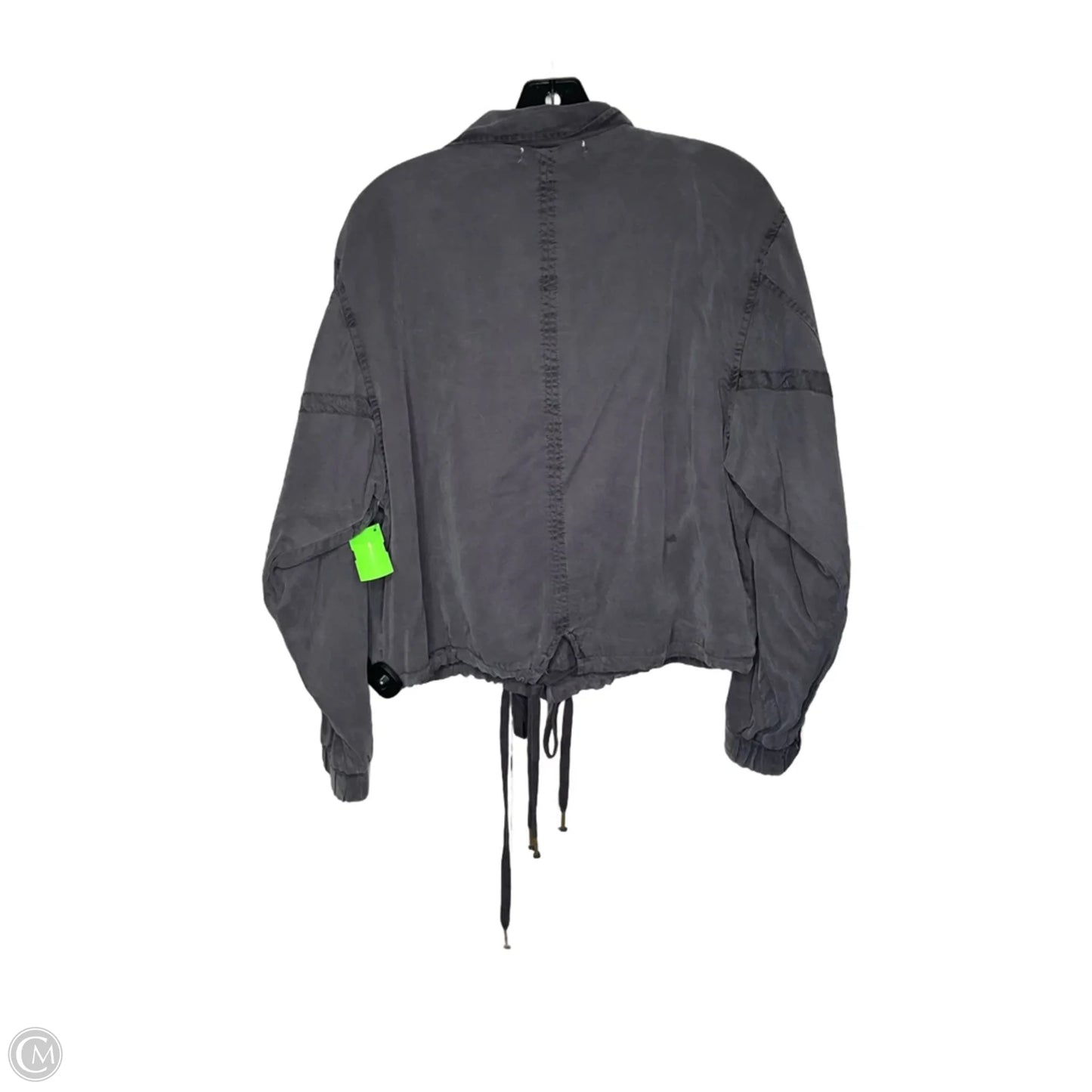 Jacket Denim By Young Fabulous & Broke In Grey, Size: S