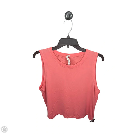 Athletic Tank Top By Lululemon In Pink, Size: 10