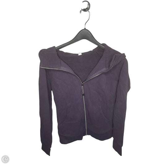 Athletic Jacket By Lululemon In Purple, Size: 8