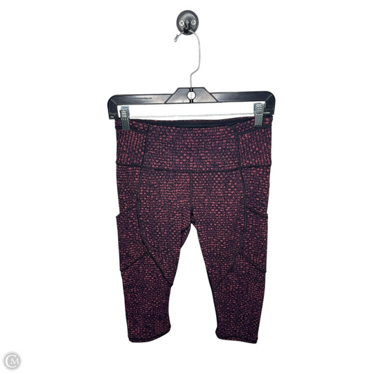Athletic Leggings Capris By Lululemon In Purple, Size: 6