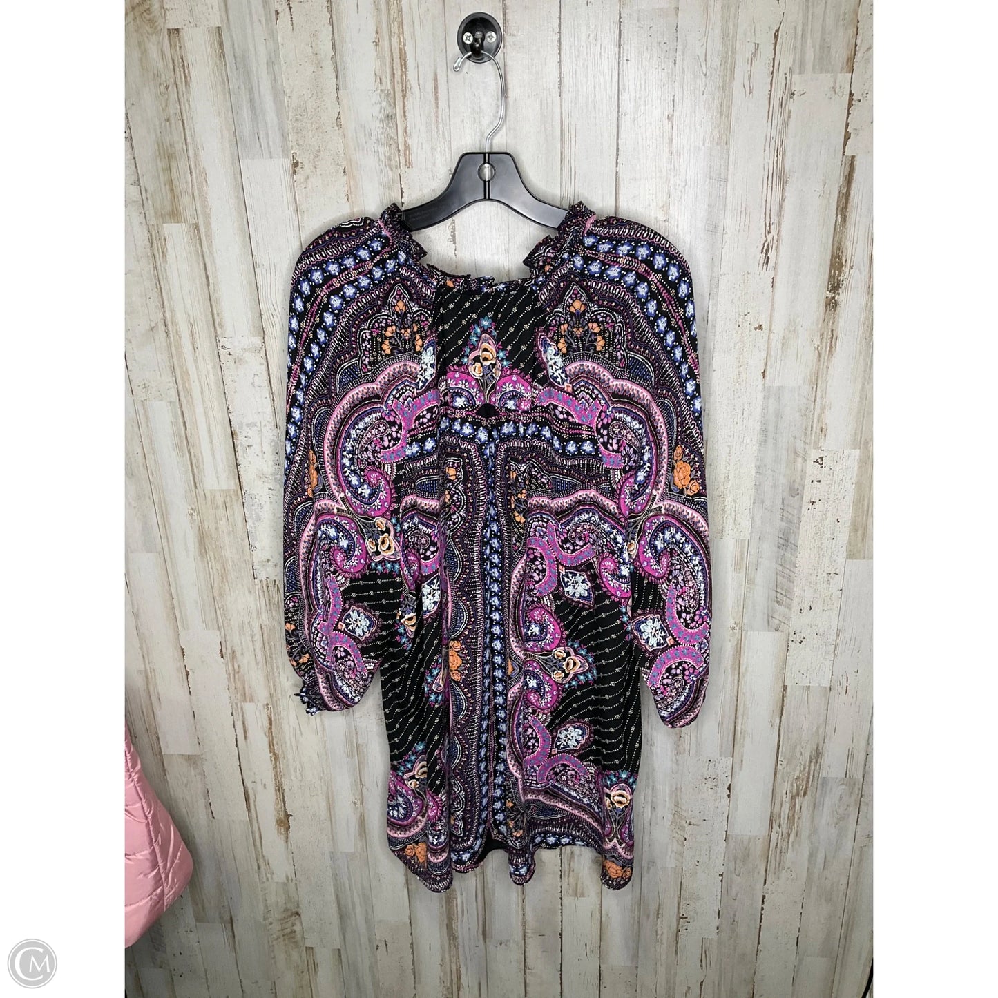Top Long Sleeve By Rose And Olive In Paisley Print, Size: 2x
