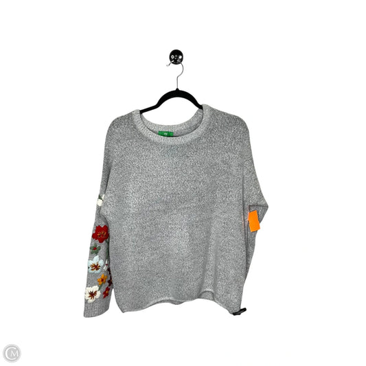 Sweater By Dip In Grey, Size: M