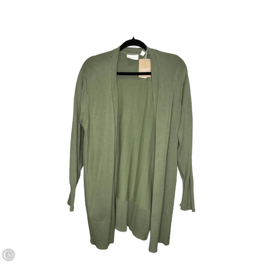 Cardigan By Clothes Mentor In Green, Size: Xl