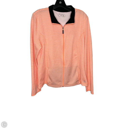 Athletic Jacket By Be Inspired In Peach, Size: Xl