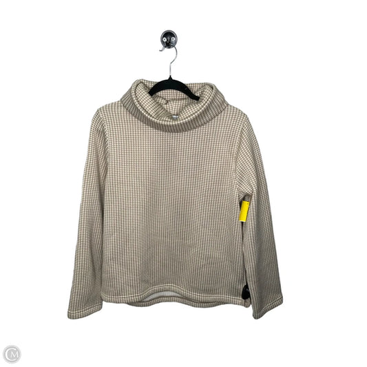 Sweater By J. Crew In Tan & White, Size: L