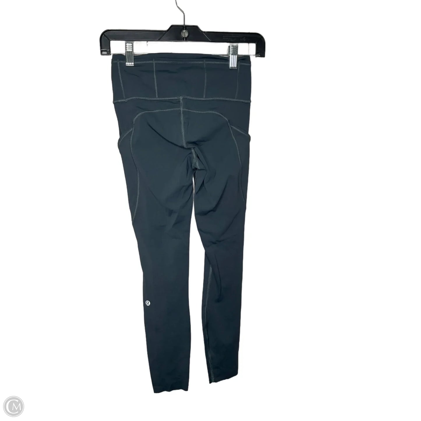 Athletic Capris By Lululemon In Grey, Size: 4