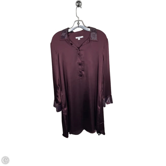 Dress Casual Midi By Chicos In Purple, Size: L