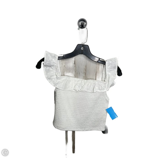 Top Sleeveless By Wild Fable In White, Size: S