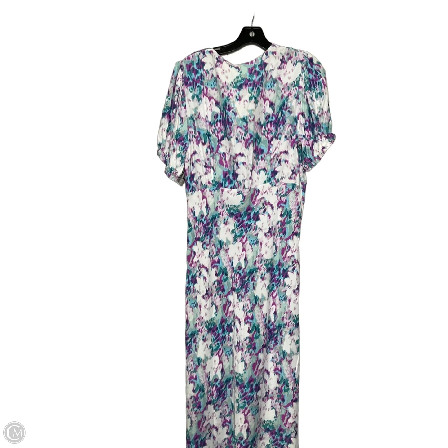 Dress Casual Maxi By A New Day In Blue & Purple, Size: L