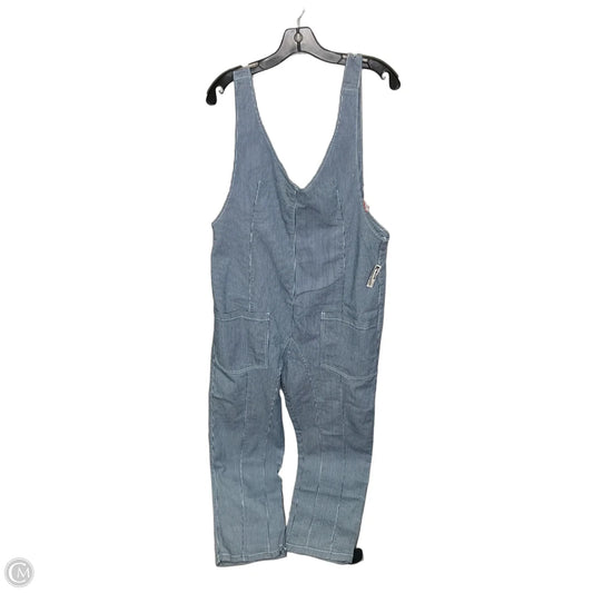 Jumpsuit By Clothes Mentor In Blue & White, Size: M