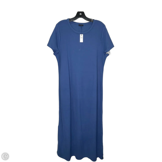 Dress Casual Maxi By Talbots In Blue, Size: L