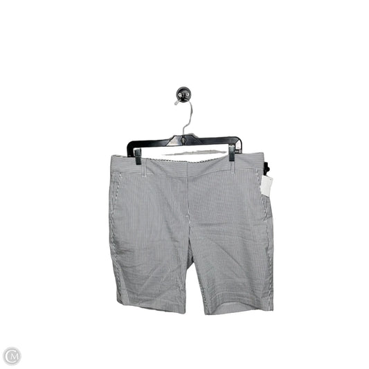 Shorts By Ann Taylor In Striped Pattern, Size: 14