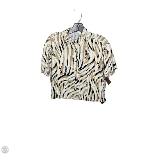 Top Short Sleeve By Rose And Olive In Animal Print, Size: M