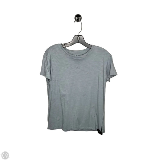 Top Short Sleeve By Maurices In Grey, Size: M