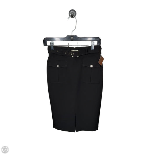 Skirt Midi By White House Black Market In Black, Size: 00