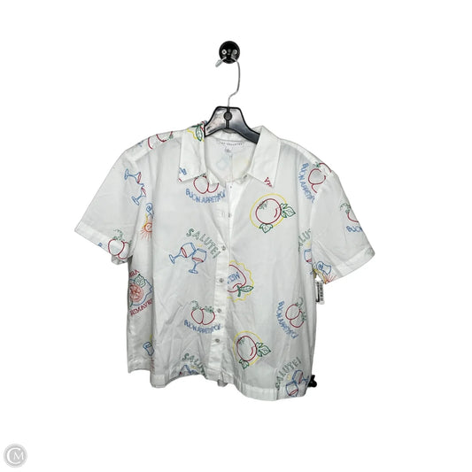 Top Short Sleeve By Jane And Delancey In Multi-colored, Size: L