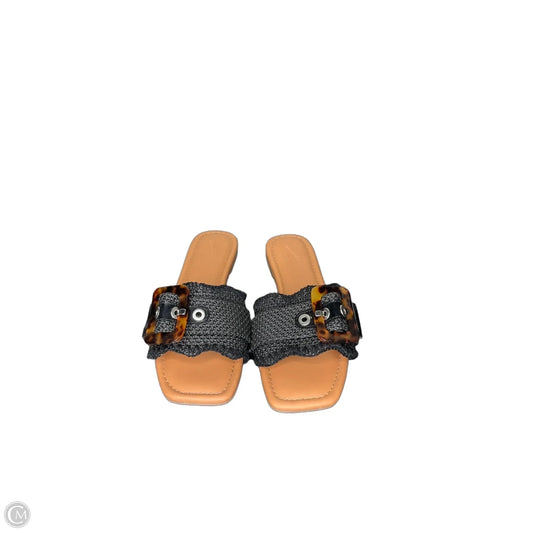 Sandals Flats By Universal Thread In Black, Size: 9