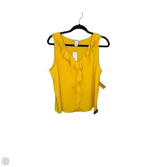 Top Sleeveless By White House Black Market In Yellow, Size: M