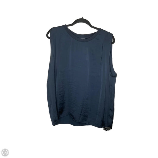 Top Sleeveless By Cabi In Navy, Size: L
