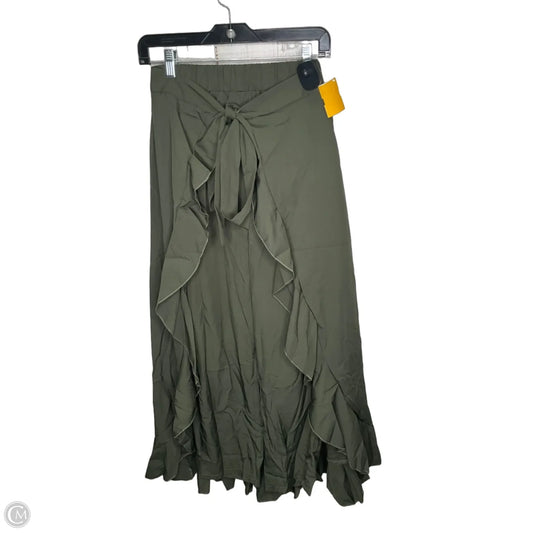 Skirt Maxi By Shein In Green, Size: M