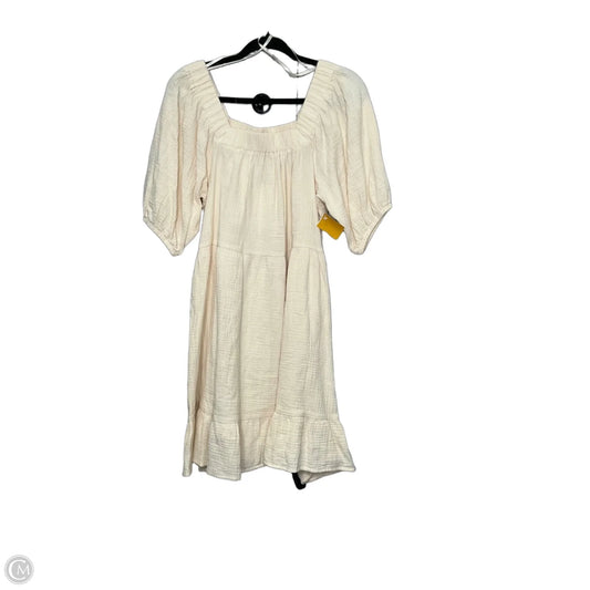 Dress Casual Midi By Wonderly In Cream, Size: Lp