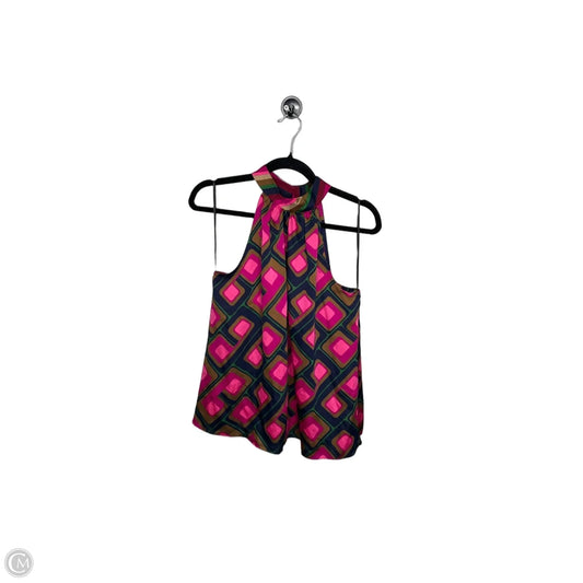 Top Sleeveless By Trina Turk In Blue & Purple, Size: M