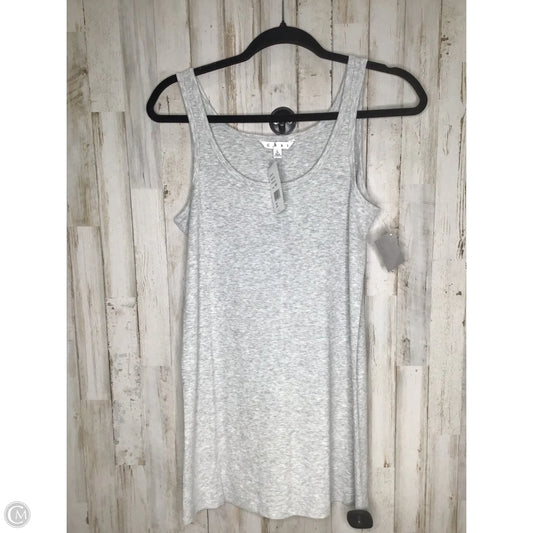 Top Sleeveless By Cabi In Grey, Size: L