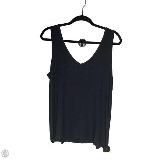 Top Sleeveless By Cabi In Navy, Size: L