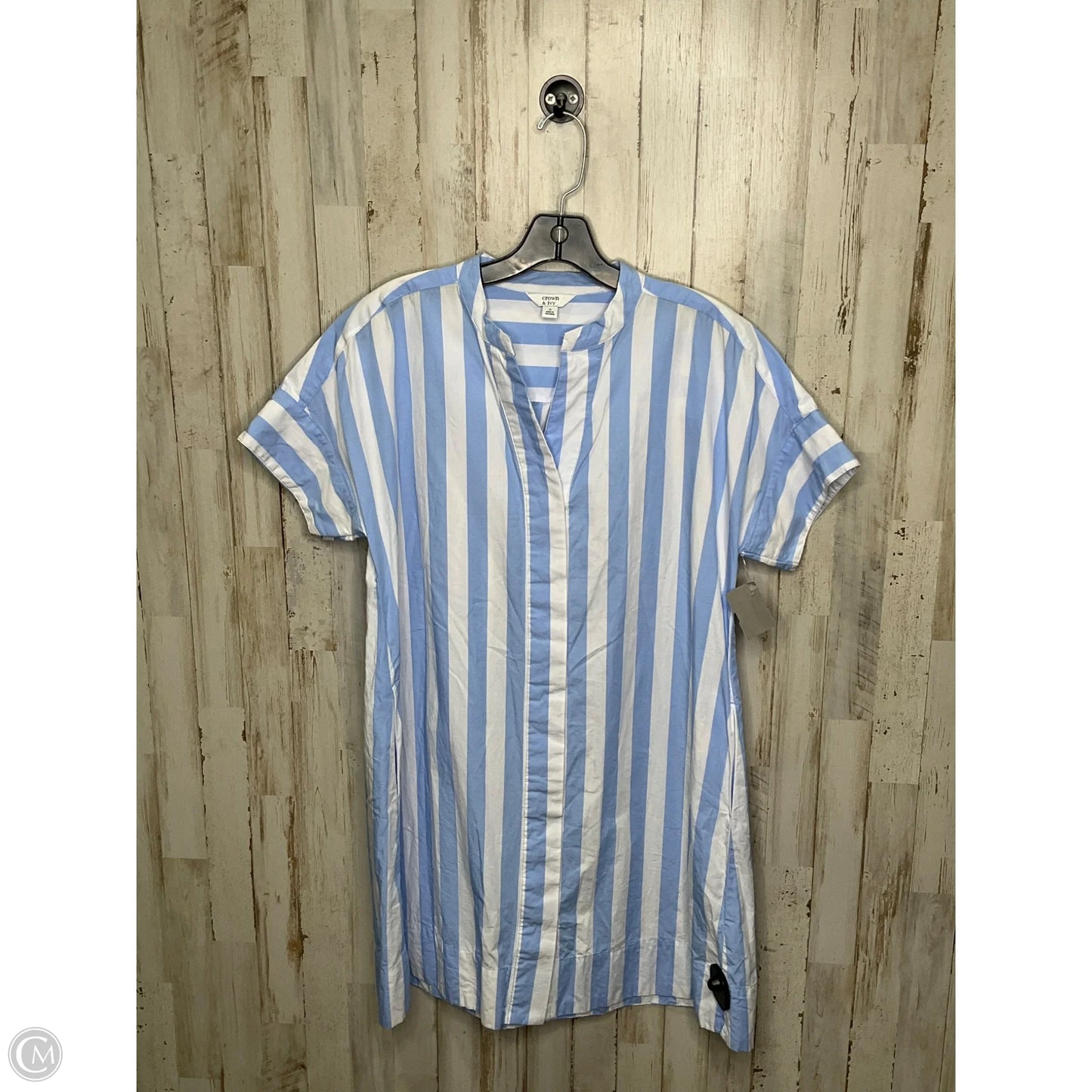 Dress Casual Midi By Crown And Ivy In Striped Pattern, Size: S