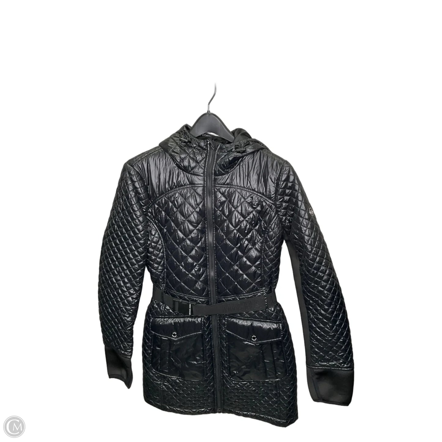 Jacket Puffer & Quilted By Michael By Michael Kors In Black, Size: S