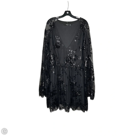 Dress Party Short By Boohoo Boutique In Black, Size: 4x