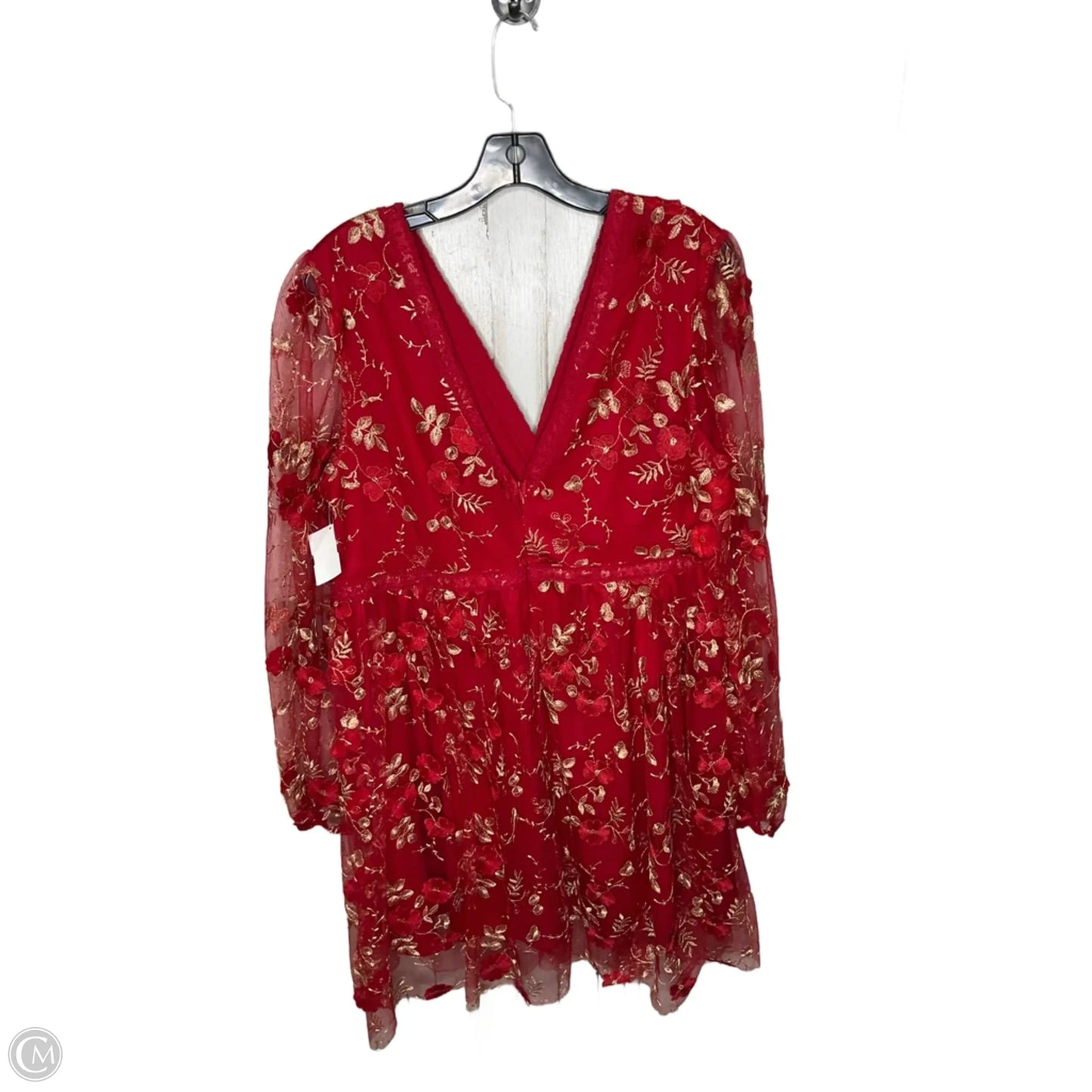 Dress Casual Short By Altard State In Red, Size: 1x