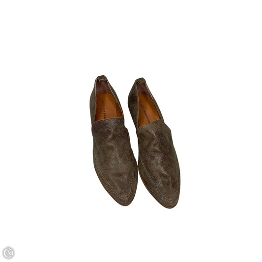 Boots Ankle Heels By Lucky Brand In Brown, Size: 7.5