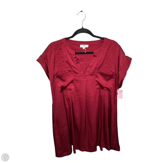 Dress Casual Short By Entro In Red, Size: L