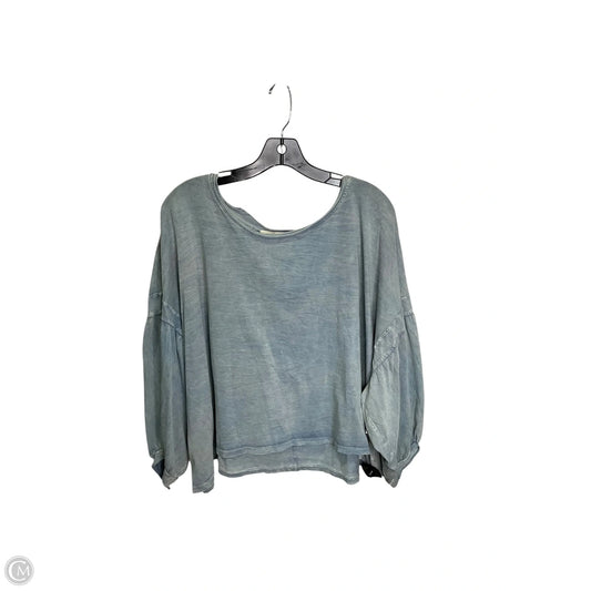 Top Long Sleeve By Clothes Mentor In Blue, Size: M