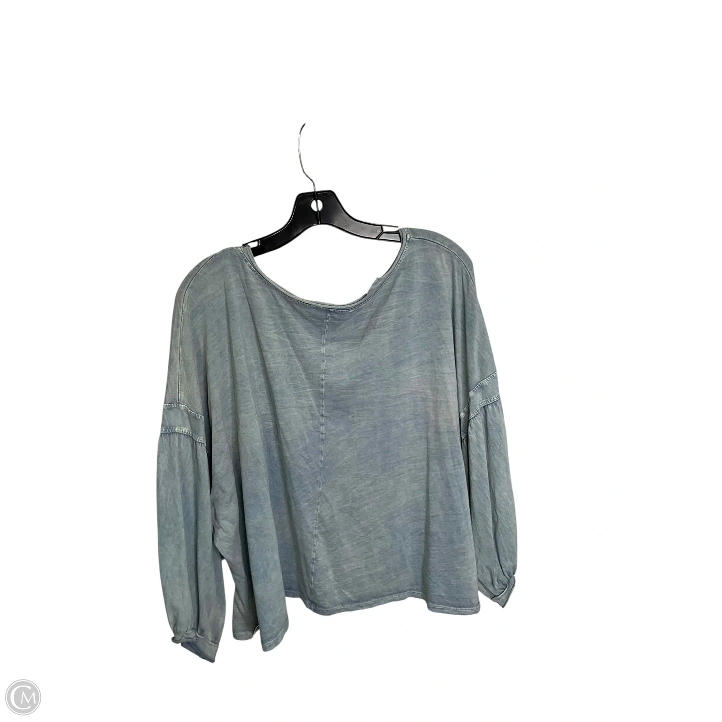 Top Long Sleeve By Clothes Mentor In Blue, Size: M