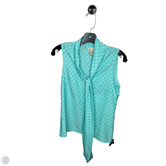 Top Sleeveless By Banana Republic In Blue, Size: Xs