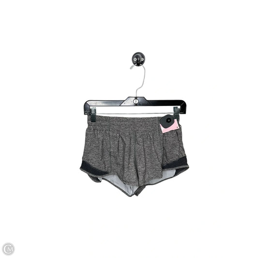 Athletic Shorts By Lululemon In Grey, Size: 6