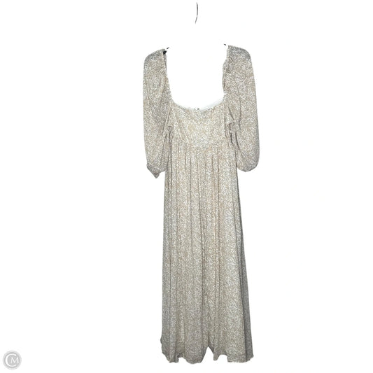 Dress Casual Maxi By Storia In Cream, Size: M
